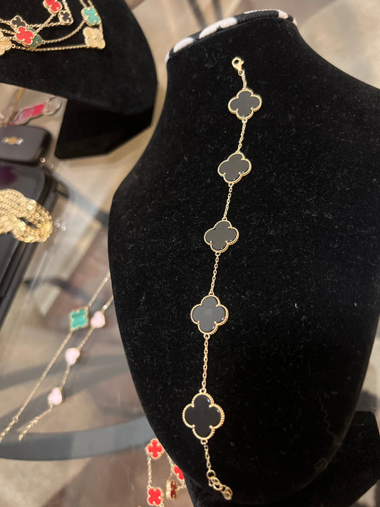 Pulsera negra grande