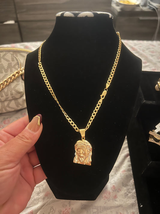 Cadena con dije de Jesús