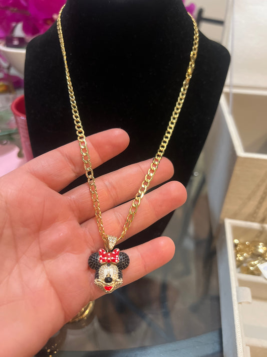 Cadena con dije de mini