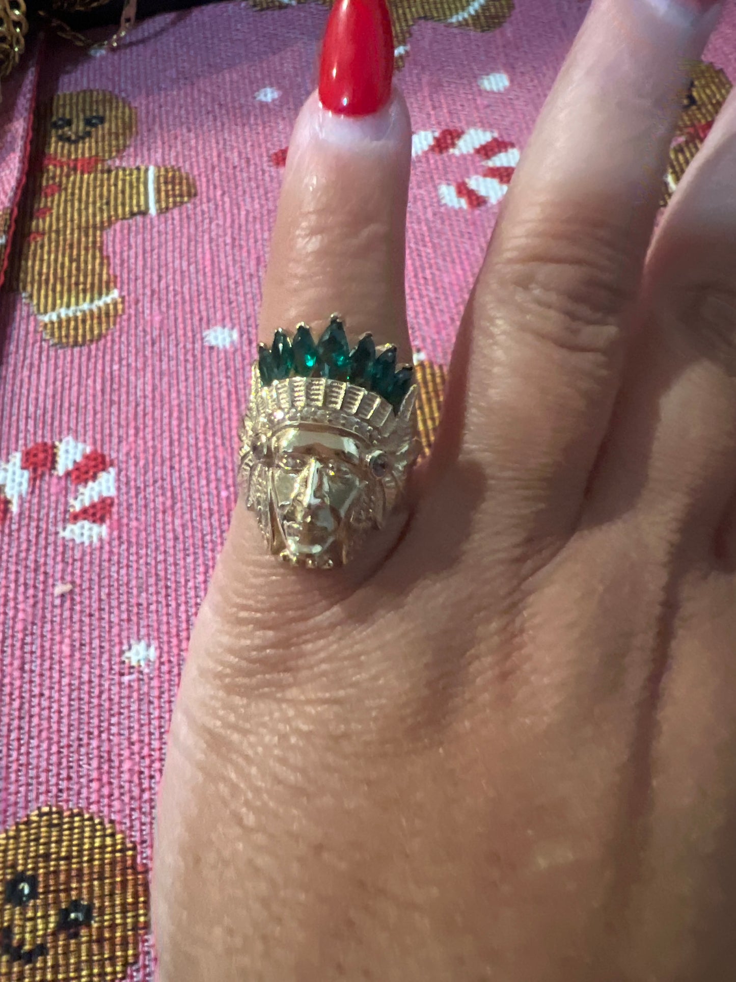 Anillo de indio para mujer